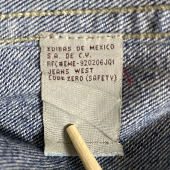 Code Zero Jean Pullover Jacket Made in Hong Kong Vintage Men's Size Large - Picture 7 of 9